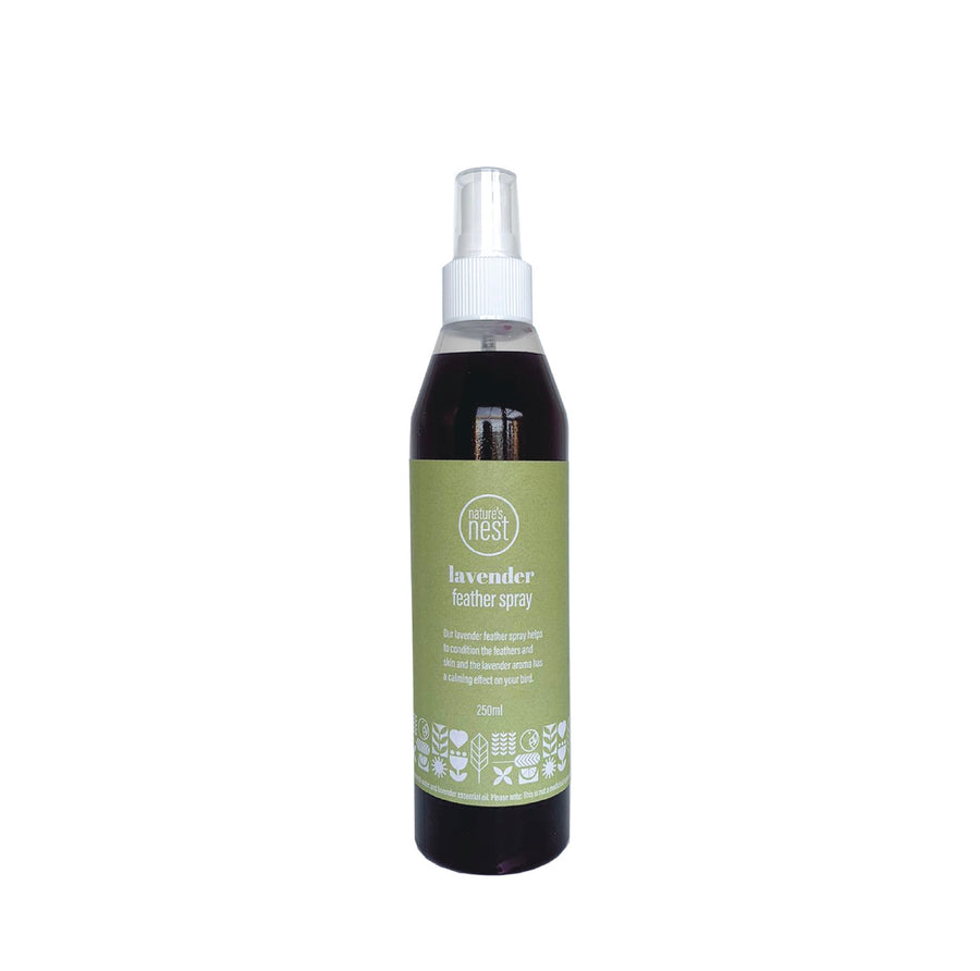 Lavender feather spray