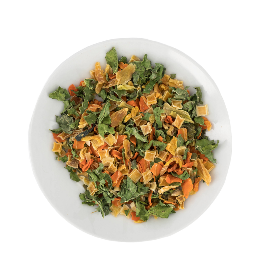 Veggie Treats raw ingredient view